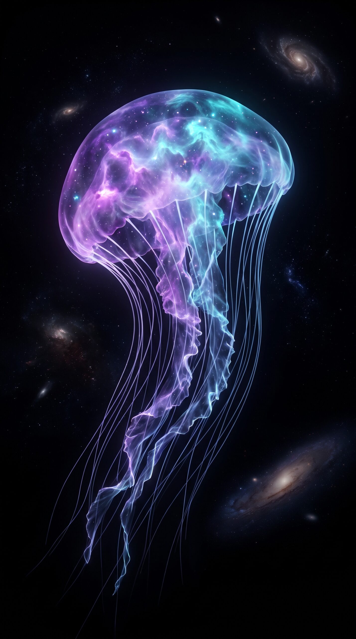 Cosmic Jellyfish Wallpaper